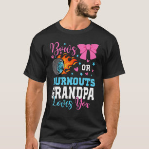 T-shirt Mens Burnouts ou Bows Grand-père vous aime Genre R
