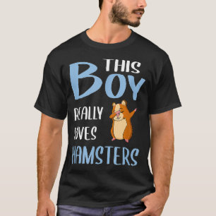T-shirt Mens Cadeau Hammy Ce Garçon Aime Vraiment Hamsters