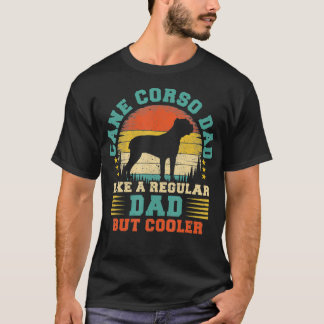 T-shirt Mens Cane Corso Papa Drôle Vintage Cane Corso Chie