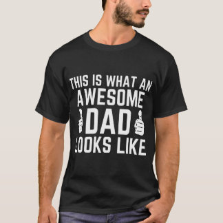 T-shirt Mens C'Est À Ça Qu'Ressemble Un Père Génial