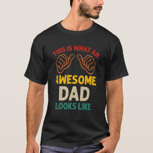 T-shirt Mens C'Est Ce Qu'Un Père Awé Ressemble À Fathe