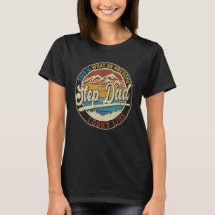 T-shirt Mens C'Est Ce Qu'Un Père Étape Étonnant Ressemble