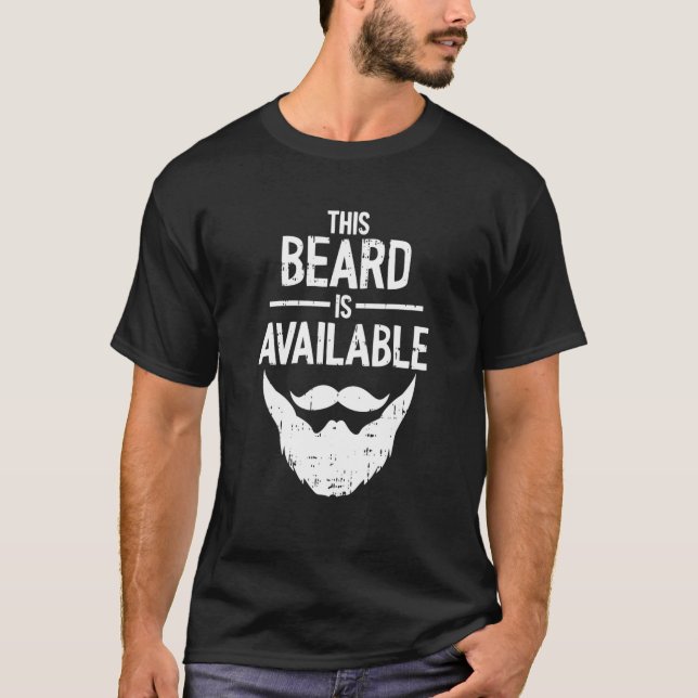 T-shirt Mens Cette Barbe Est Disponible Valentines Day Bea (Devant)