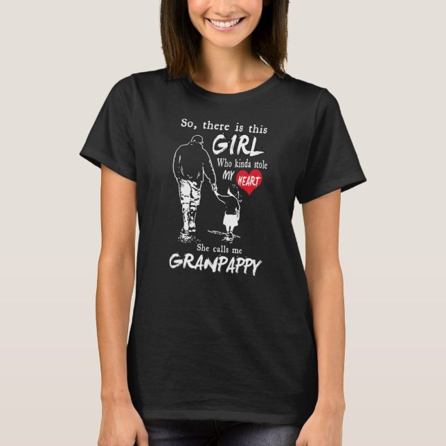 T-shirt Mens Cette Fille Qui, Comme Elle, M'A Volé Le Coeu (Devant)