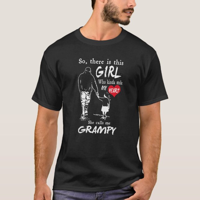 T-shirt Mens Cette Fille Qui, Comme Elle, M'A Volé Le Coeu (Devant)
