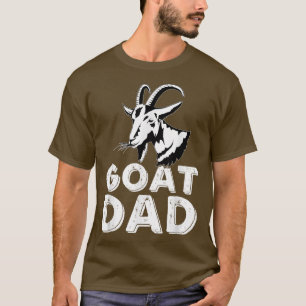 T-shirt Mens Chèvre Papa Chèvre Whisperer Fête des pères F