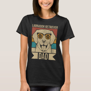 T-shirt Mens Chien Papa Pet Lab Propriétaire Animal Labrad