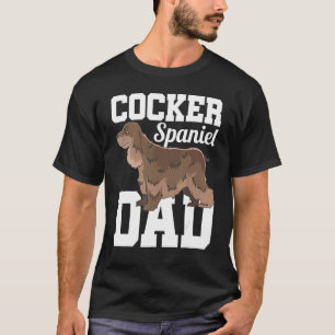 T-shirt Mens Cocker Spaniel Papa Chien mignon Animal Anima