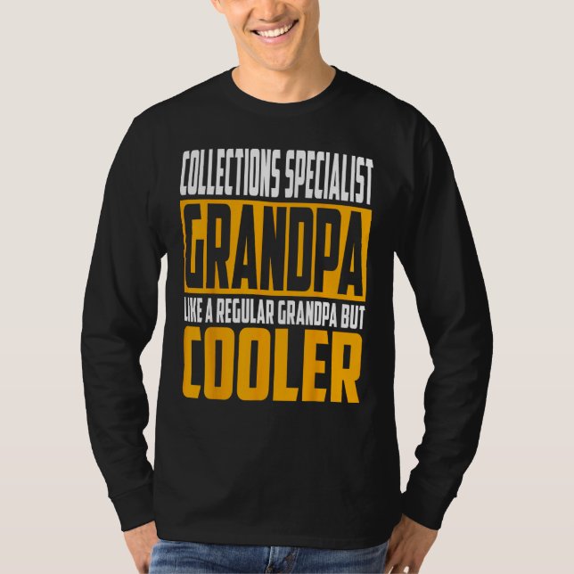 T-shirt Mens Collections Specialist Grandpa  Like a Grandp (Devant)