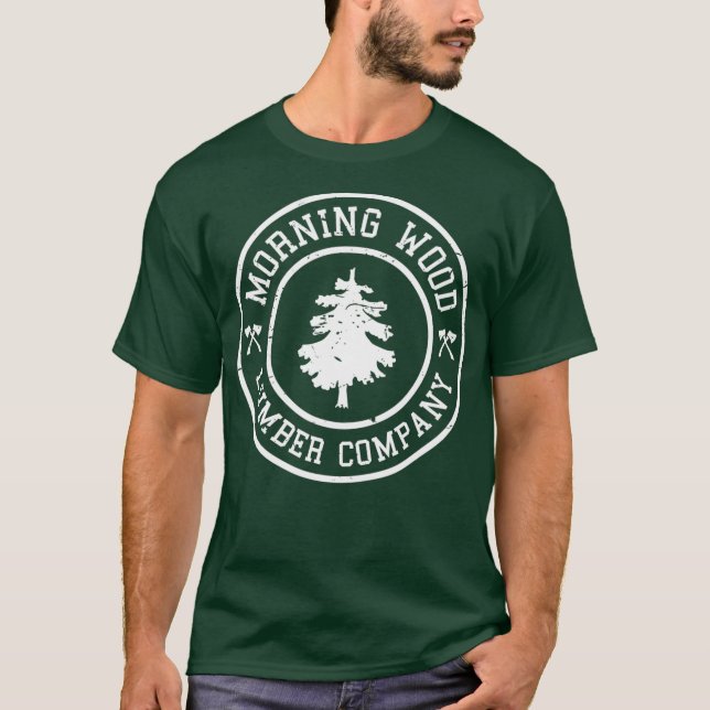 T-shirt Mens Comical Matin Bois Lumber Company Tee (Devant)