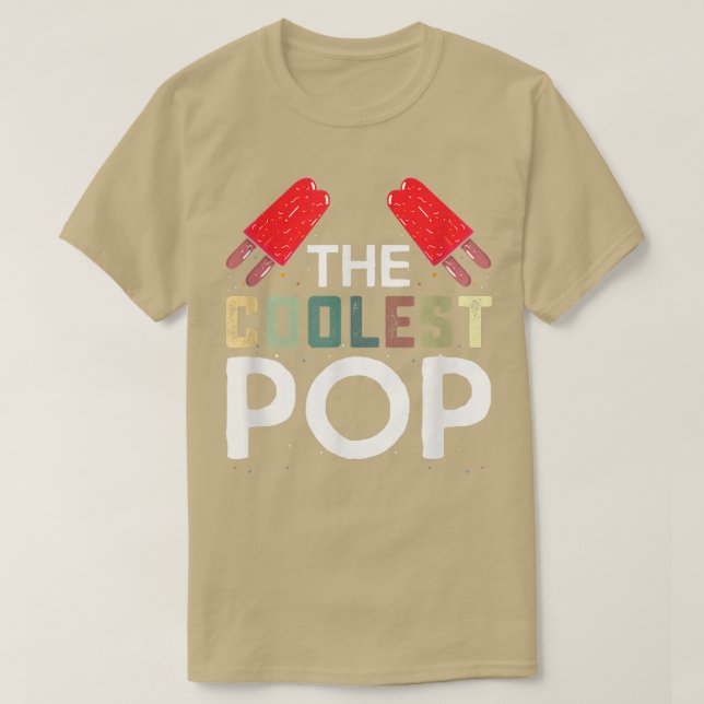 T-shirt Mens Coolest Pop Funny Best Dad Ever Cool Fathers  (Design devant)
