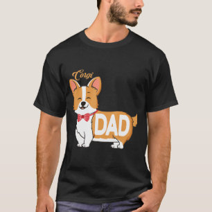 T-shirt Mens Corgi Papa T