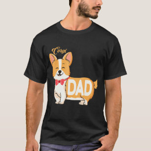 T-shirt Mens Corgi Papa T