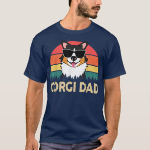 T-shirt Mens Corgi   Tricolor Corgi Dad Gifts for Lovers 