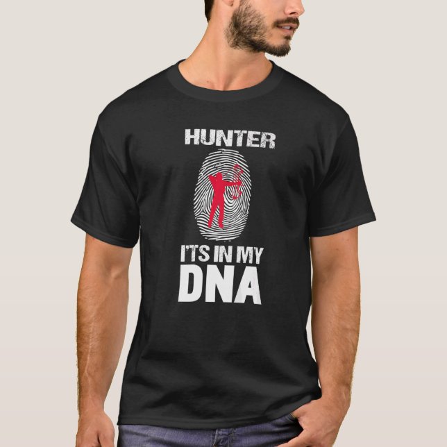 T-shirt Mens Crossbow Hunting Is In My Dna Hunting Men (Devant)