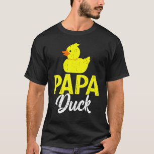 T-shirt Mens Cute Duckling Duckies Papa Duck Da Père