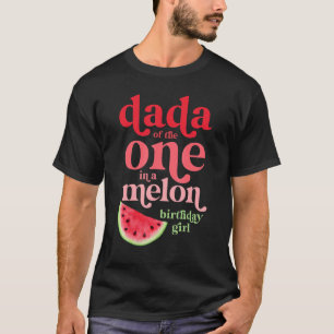 T-shirt Mens Dada De Celui Dans Un Melon Anniversaire Fill