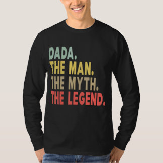 T-shirt Mens Dada L'Homme Le Mythe La Légende Papa Papa Fa
