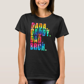 T-shirt Mens Dada Papa Papa Bruh Du Fils Garçons Pères Da