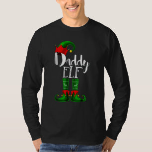 T-shirt Mens Daddy Elf Matching Family Christmas Pajama Sh