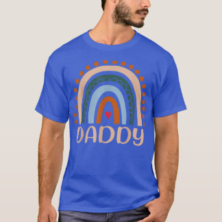 T-shirt Mens Daddy Rainbow, Boho Rainbow Daddy, Cool Papa