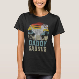 T-shirt Mens Daddysaurus Rex Dinosaur Daddy Famille Saurus