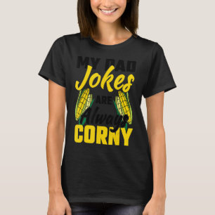 T-shirt Mens Dads Plaisanteries Mon Père Les Blagues Sont