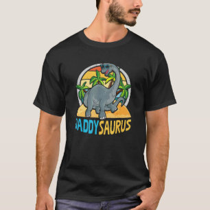 T-shirt Mens Dadsaurus Dino Dinosaur Brachiosaurus Papa