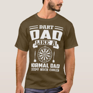 T-shirt Mens Dart Papa comme papa normal sauf beaucoup Cad