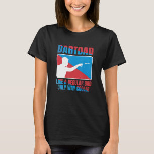 T-shirt Mens Dart Papa Comme Un Papa Régulier Dessins Dart