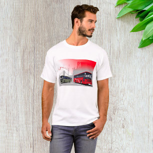 T-shirt Mens de bus urbains