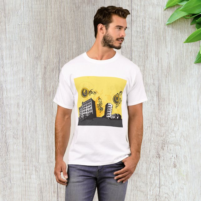 T-shirt Mens de scène urbaine (Créateur téléchargé)