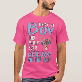 T-shirt Mens Don Juste Un Garçon Qui Aime Vraiment Les Cer
