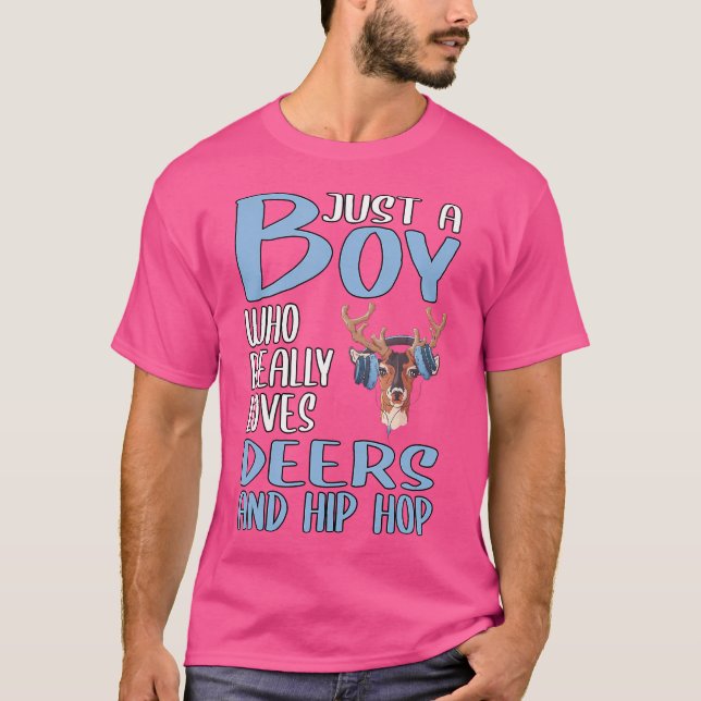 T-shirt Mens Don Juste Un Garçon Qui Aime Vraiment Les Cer (Devant)