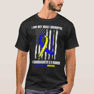 T-shirt Mens Down Syndrome Grandpa Grandgirl