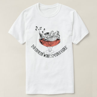 T-shirt Mens - Drinkin' Wine Spodie Odie