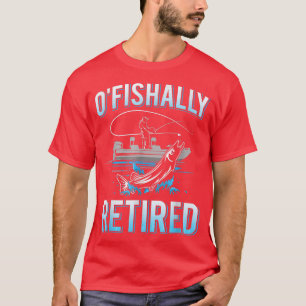 T-shirt Mens Drôle Aiguille Ofish Retraitée Pour Pêche Ret