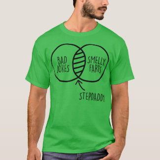 T-shirt Mens Drôle Cadeau Pour Fête des pères Tee Stepdadd