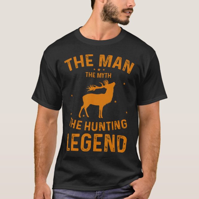T-shirt Mens Drôle Chasse Chasse De Cerfs Chasse Stuff (Devant)