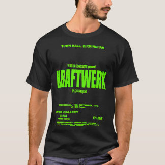 T-shirt Mens Drôle Électronique Kraftwerk Cadeaux De Musiq