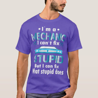 T-shirt Mens Drôle Mécanique Citation Je Suis Un Cool Méca