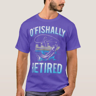 T-shirt Mens Drôle Ofish Retraité Tee pour Retraité Fishi