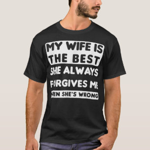 T-shirt mens drôle papa blague mari père de la femme