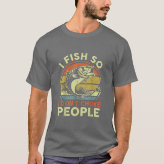 T-shirt Mens Drôle Pêche À I Poisson Donc Je Ne Choque Pas