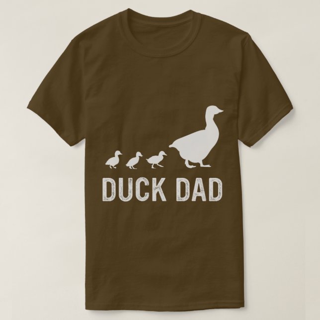 T-shirt Mens Duck Papa Ducs Lover Duck Propriétaire Funny  (Design devant)