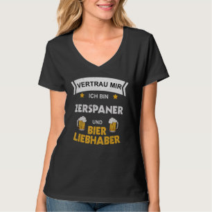 T-shirt Mens Faites-moi confiance Je Suis Zerspaner Et Biè