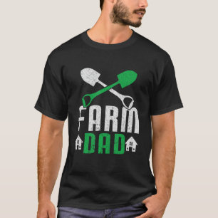 T-shirt Mens Ferme Papa Tracteur Ferme Papa Papa Papa Farm