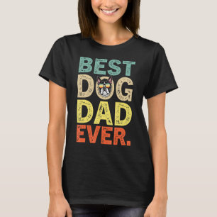 T-shirt Mens Fête des pères Boston Terrier Meilleur Chien