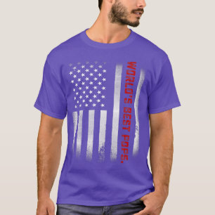 T-shirt Mens Fête des pères Cadeau Tee les meilleurs pop d