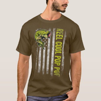 T-shirt Mens Fête des pères Chemise bobine Cool Pop Pop Po